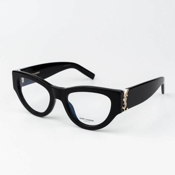 NEW Saint Laurent SLM94OPT 001 Black Cat Eye Women Eyeglasses - Picture 1 of 10